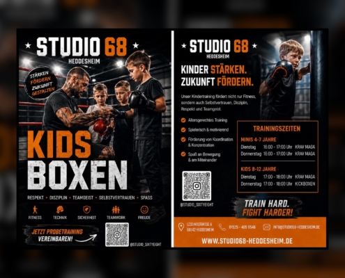 Kinderboxen Kids Boxing im Studio68 Heddesheim