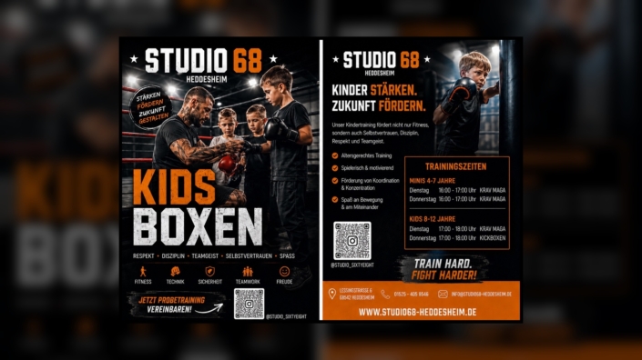 Kinderboxen Kids Boxing im Studio68 Heddesheim